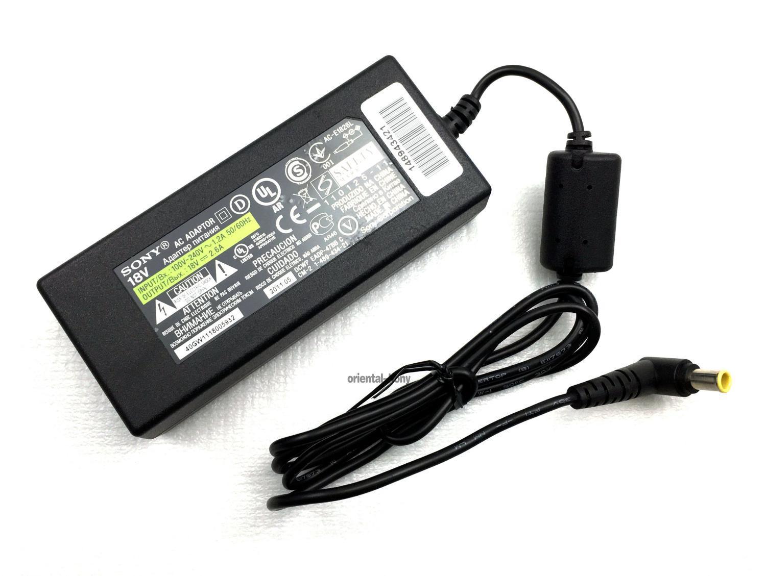 New Sony AC-E1826L 18v 2.6a AC Adapter Power Supply for Sony SRS-X7 SRS-X77 Bluetooth Portable Audio